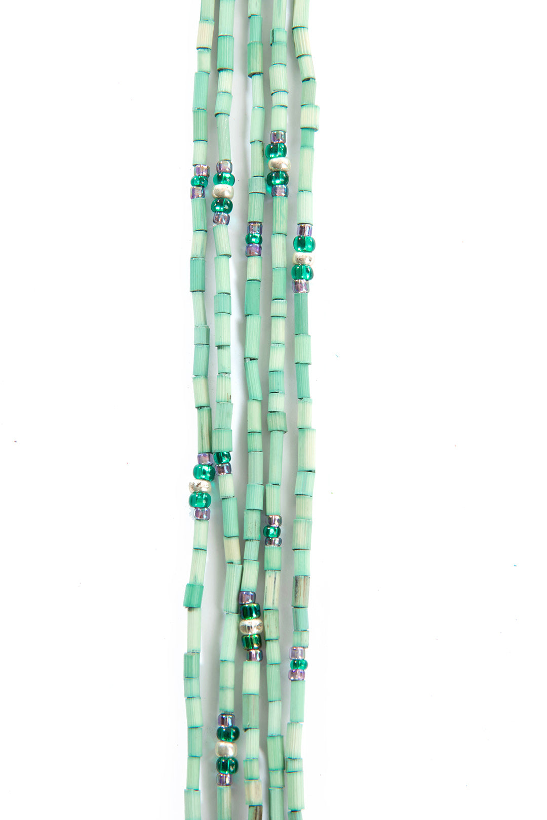 The Leakey Collection Zulugrass Single Strand - Turquoise
