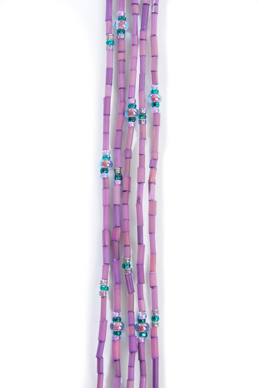 The Leakey Collection Zulugrass Single Strand - Light Fuchsia