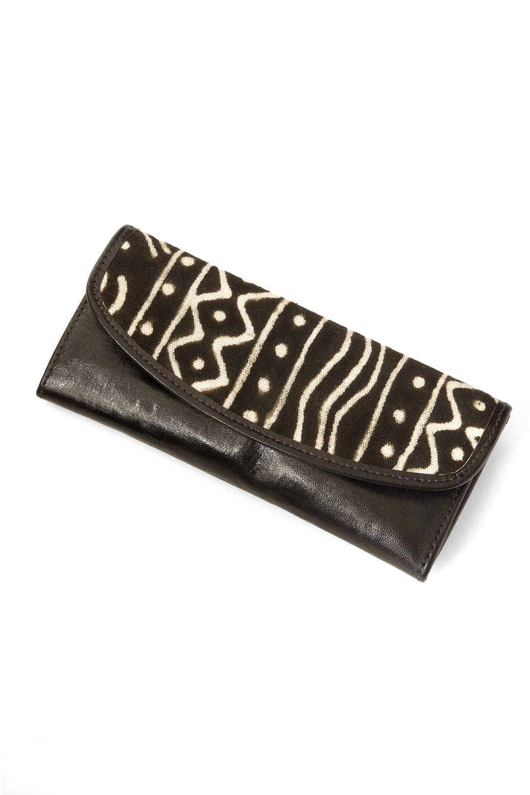Mod Mudcloth & Leather Women's Wallet