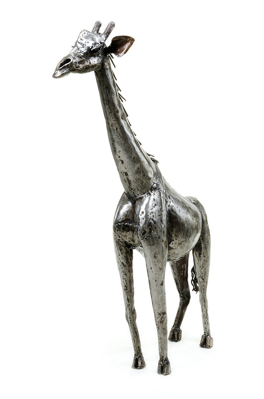 Oil Drum Giraffe Sculpture