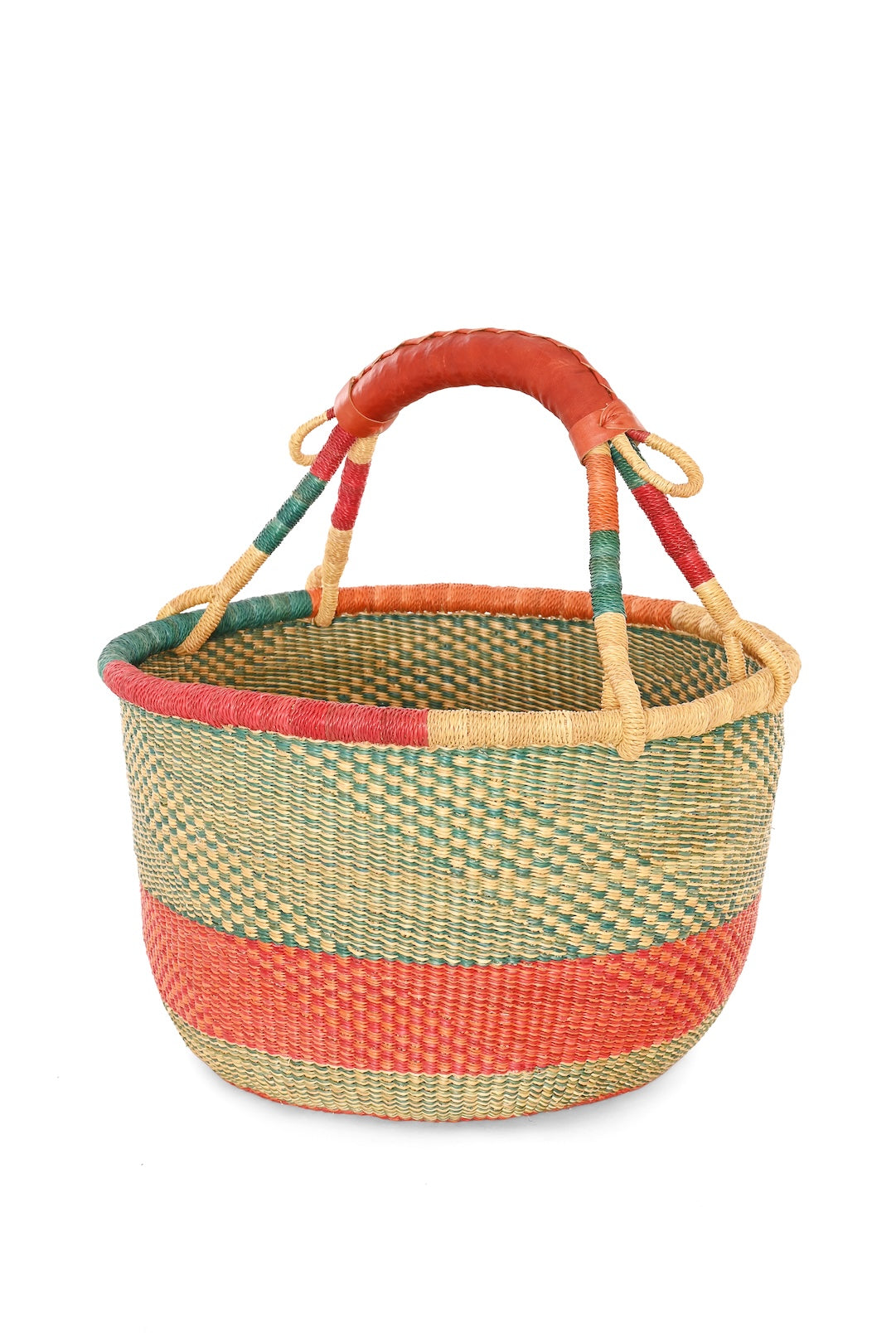 Sage & Spice Handwoven Bolga Basket - Limited Edition