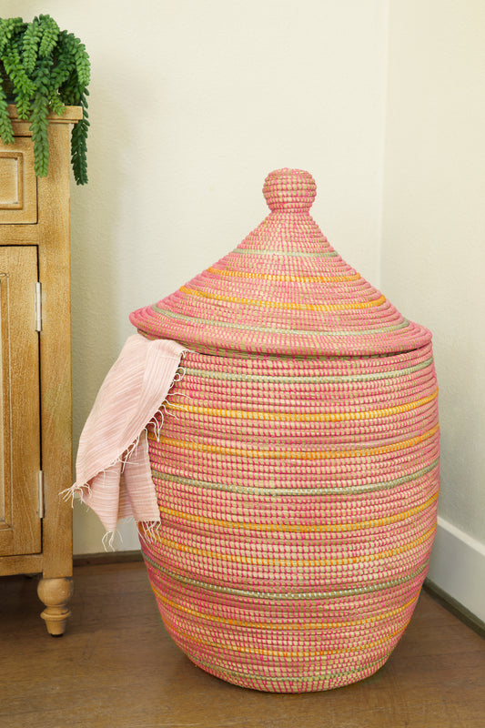 Sunrise Stripes Large Hamper