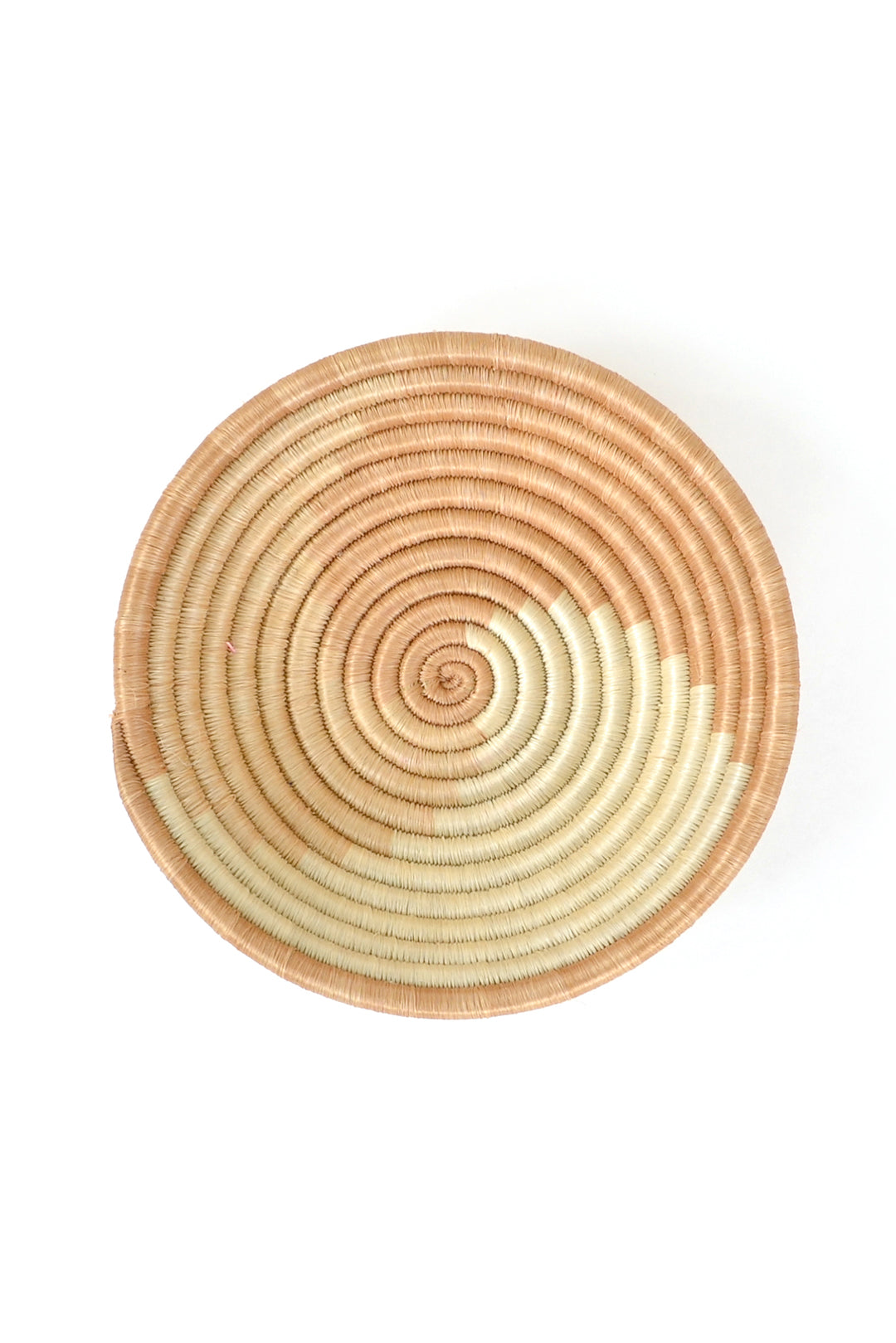 Sand Spiral Trinket Basket from Rwanda