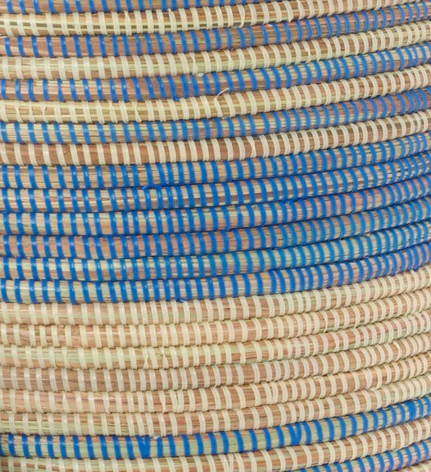 Set of 3 Ebb & Flow Striped Flat Lid Hamper Baskets