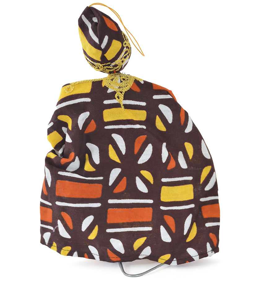 Senegalese Wax Cloth King Oversized Ornament