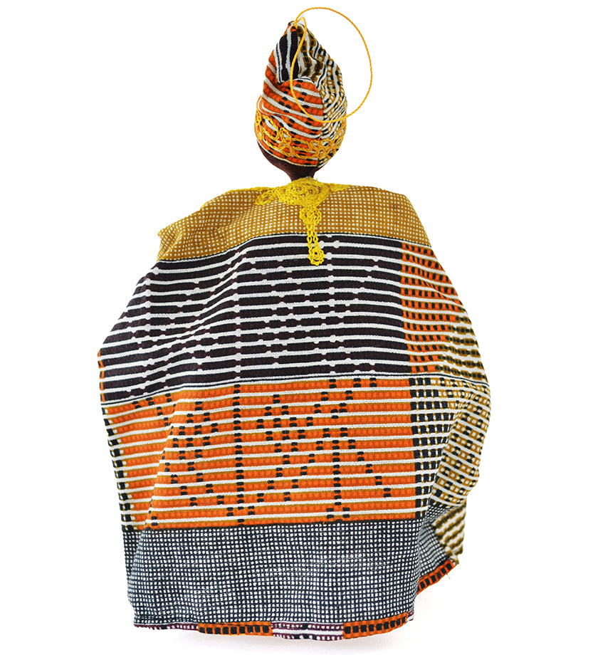 Senegalese Wax Cloth King Oversized Ornament