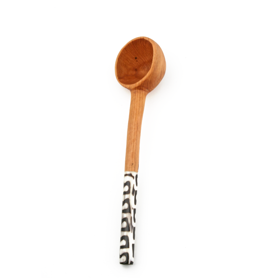 Coffee Stirring Spoon with Assorted Batik Bone Handles