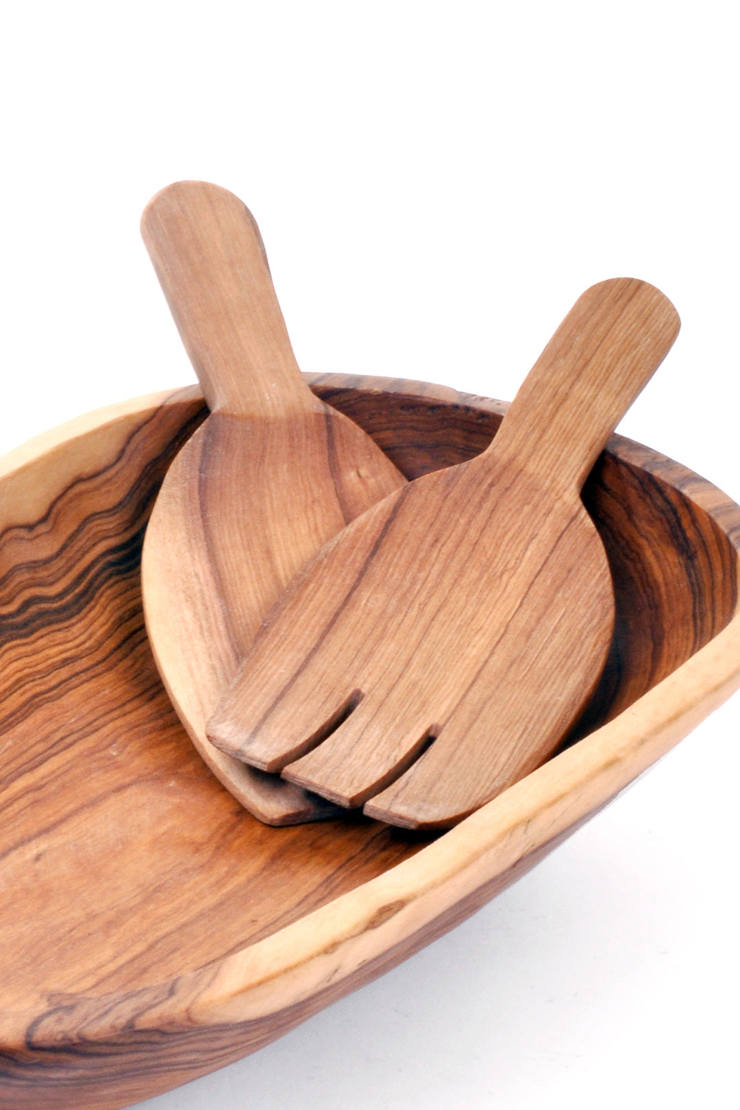 Kenyan Wild Olive Wood Salad Scoops Default Title