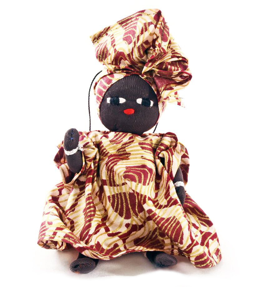 Burkina Baby Doll Holiday Ornament - Assorted