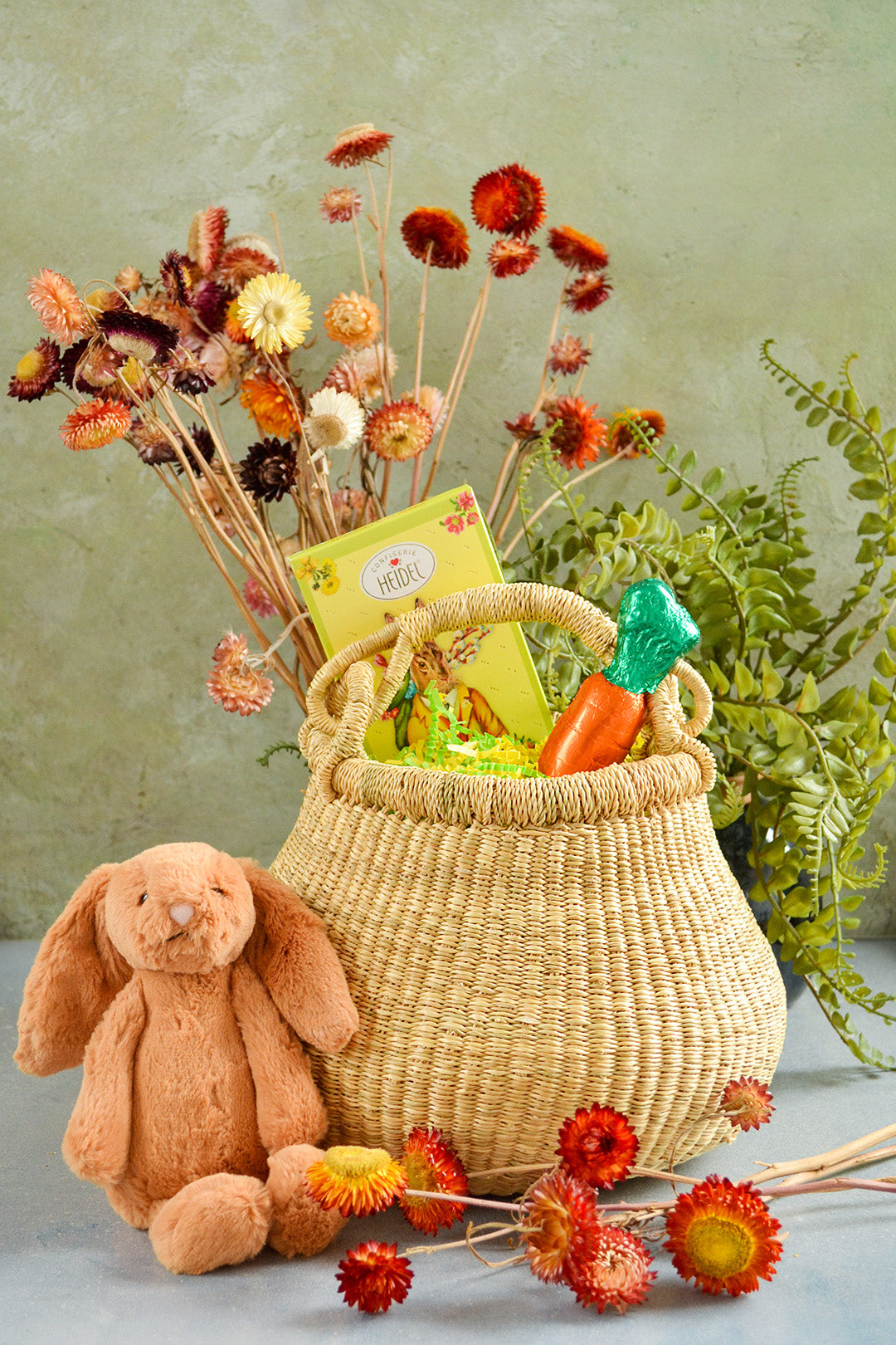 Natural Ghanaian Petite Kettle Basket