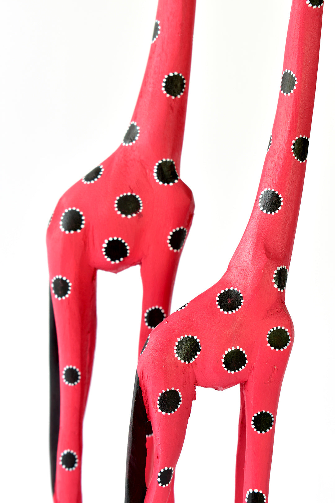 Jacaranda Wood Watermelon Giraffe Sculptures