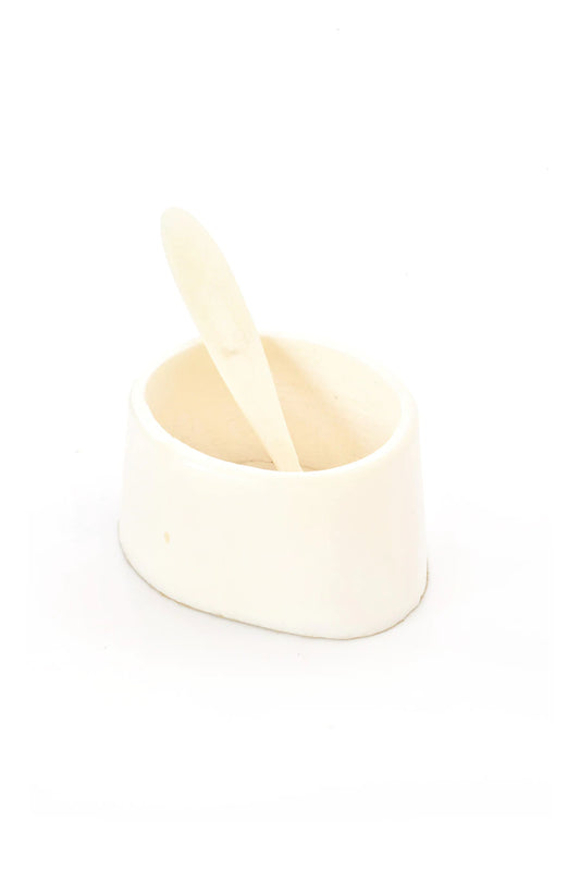 Natural Bone Spice Cup & Spoon Sets