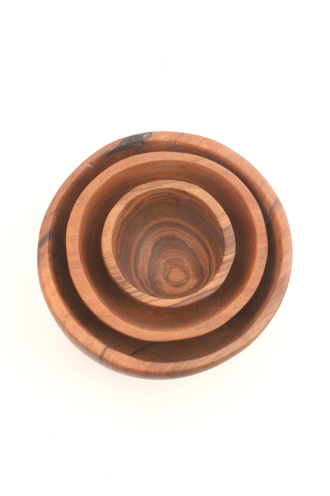 Chef's Olive Wood Condiment Bowl Trio Default Title