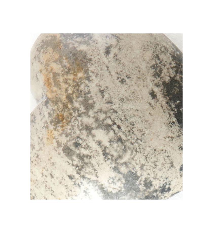 Dove Gray Soapstone Gentle Hippo