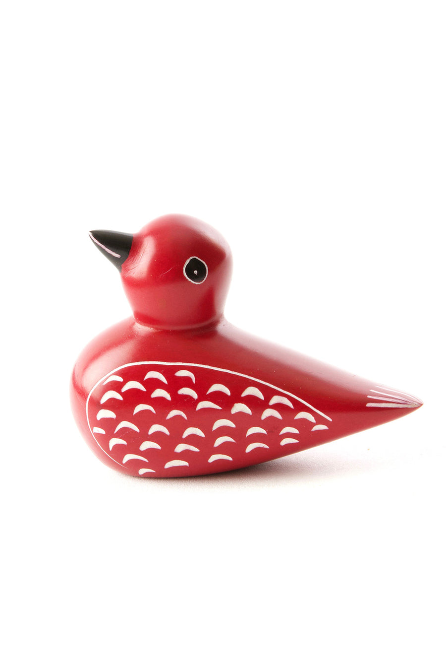 Set of 4 Small Colorful Soapstone Birds