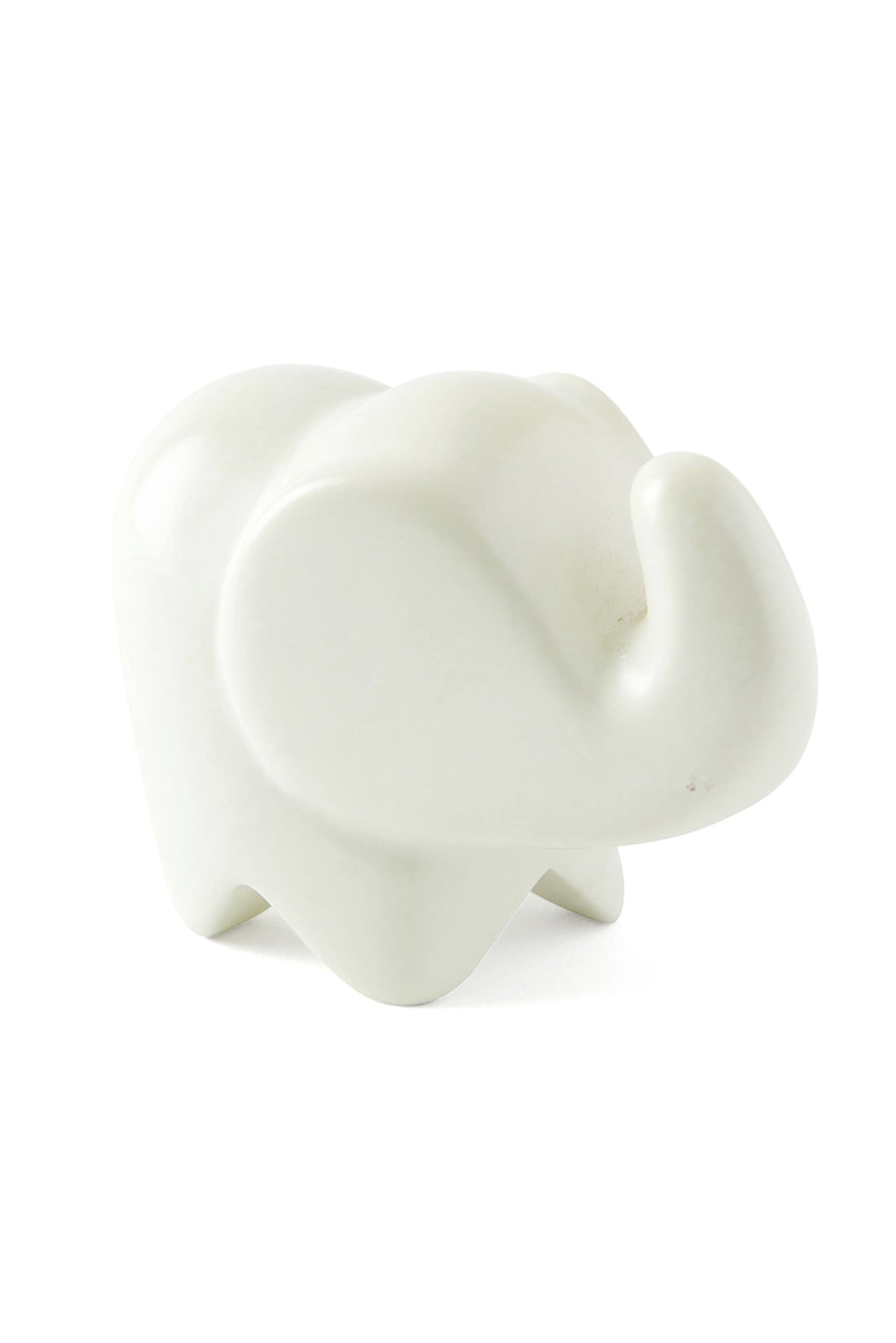 Natural Soapstone Abstract Elephant